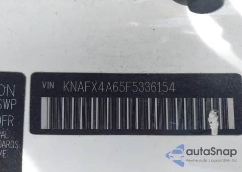 2015 Kia Forte Lx from USA, damaged, VIN KNAFX4A65F5336154
